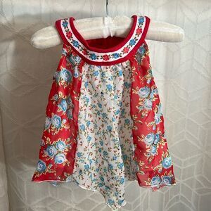 Little Lass Toddler Girl Floral Top